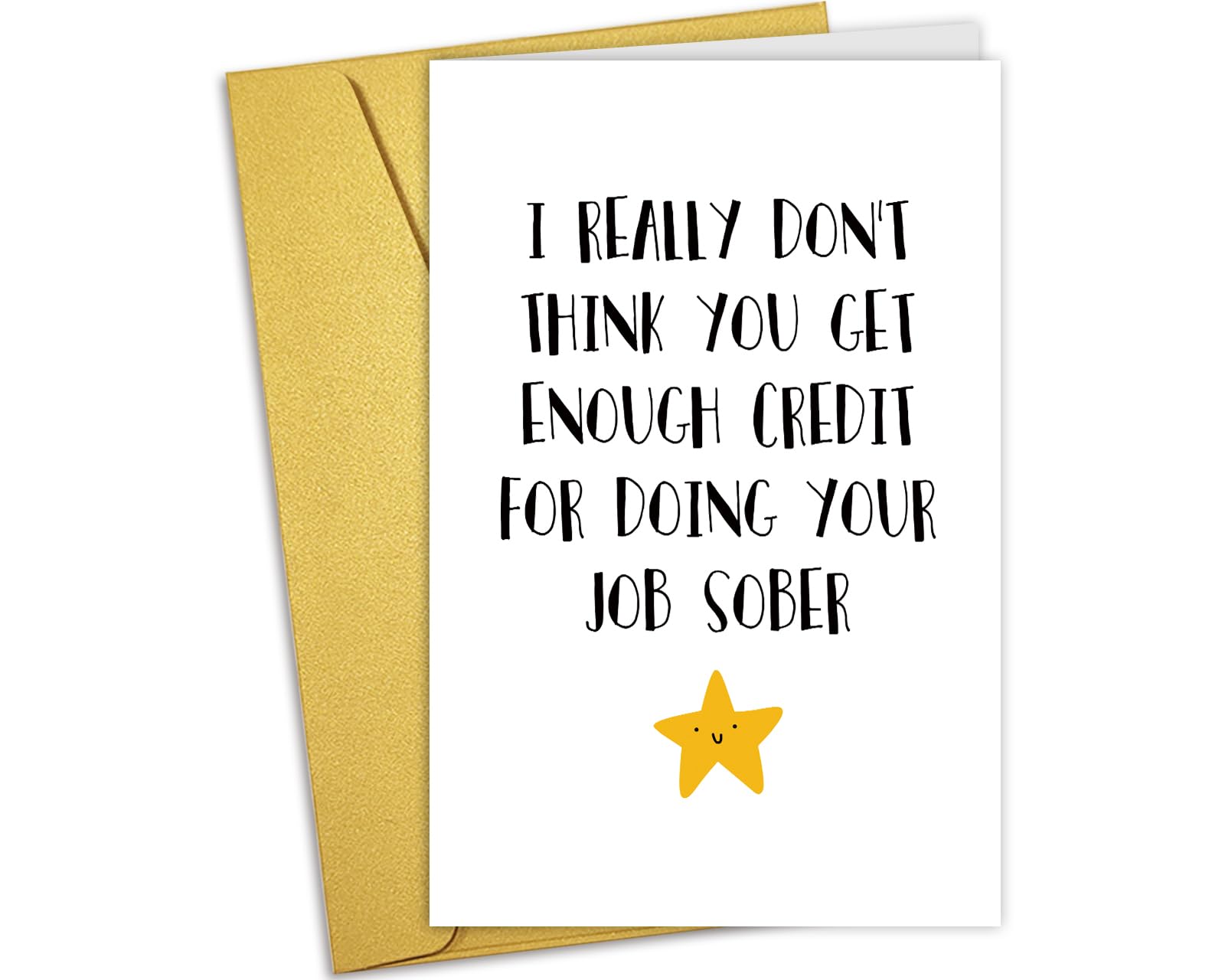 Nchigedy Funny Boss's Day Card for Men Women, Humorous Boss's Day Gift for Boss, Boss's Birthday Card, Retirement Card for Boss Coworkers