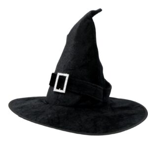 CUMENGLG Witch Hat for Women Halloween Witch Decoration for Halloween Party Carnivals Masquerade Cosplay Costume Accessory