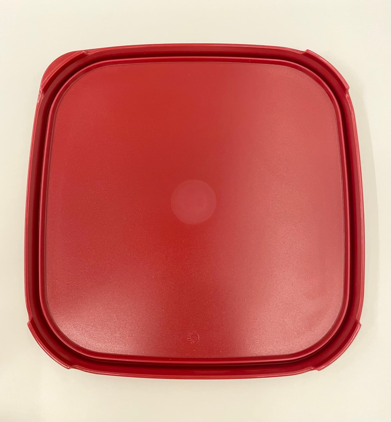 Tupperware Modular Mates Square Replacement Lids Seal Lid 1623 Red 7" x 7"