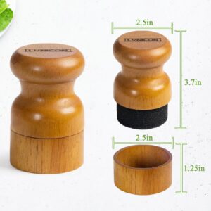 Cutting Board Oil Wax Applicator, Butcher Blocks Oil Cream Wood Applicator for Food Grade Mineral Oil, Countertops, and Bamboo Cutting Board, Wooden Utensils(Nature)