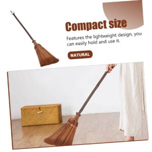 CHILDWEET Creative Hand Made Broom for Kids Educational Toy Dust Removing Broom Natural Straw Broom for Indoor Sweeping Childrens Cleaning Broom