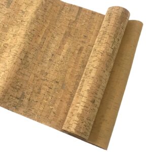 levylisa thin cork fabric by the yard eco-friendly faux leather embellished craft fabric sheet, 59 x 12.6 inches for earrings and other handcrafts diy projects