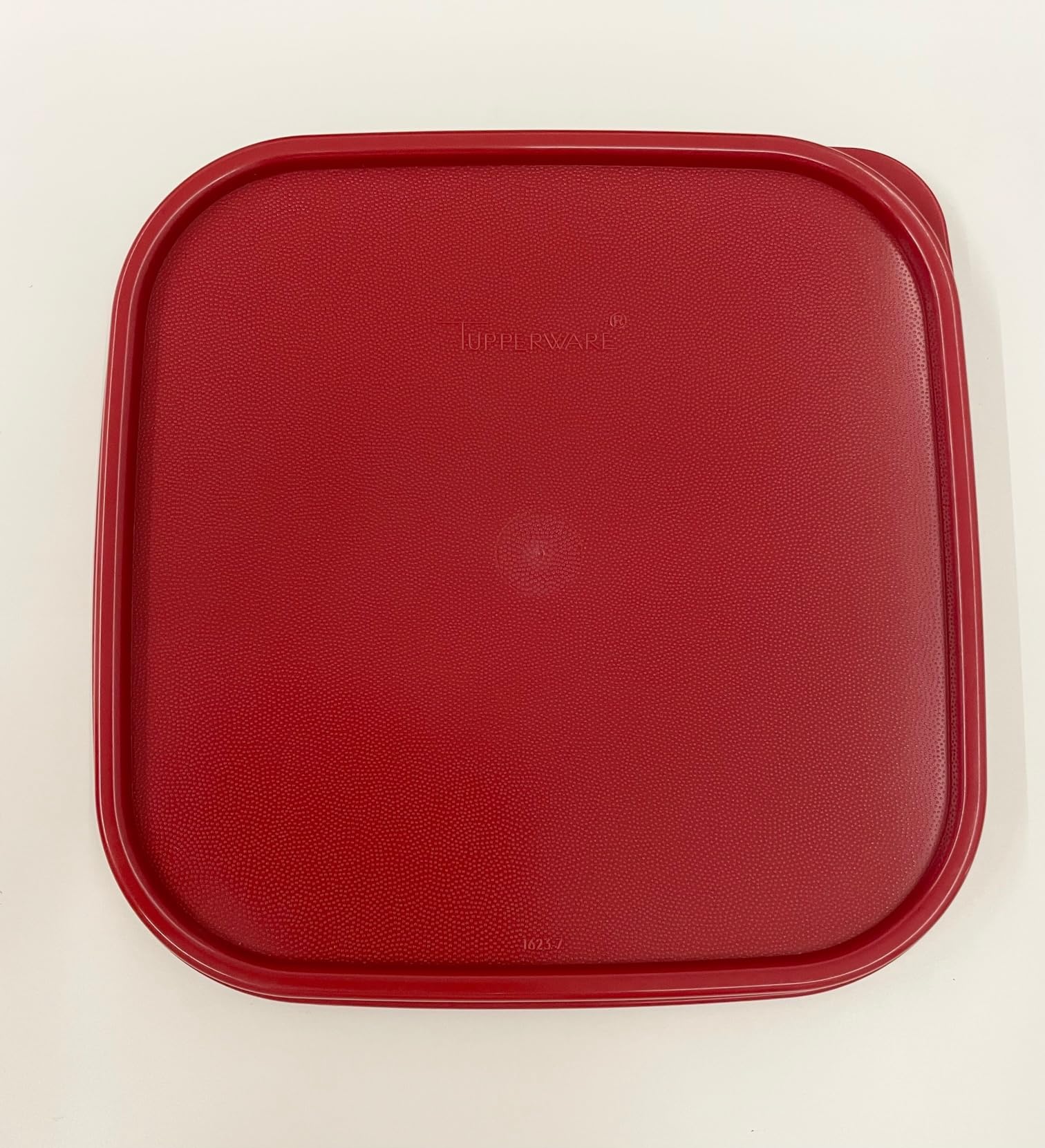 Tupperware Modular Mates Square Replacement Lids Seal Lid 1623 Red 7" x 7"