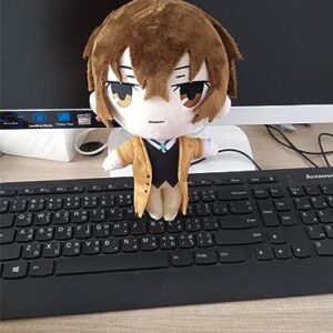 KILA MILA Anime Plush Doll Dazai Osamu Nakahara Chuuya Animal Soft Cartoon Figure Toys Cushions Pillows Xmas Gift（ Dazai Osamu A ）