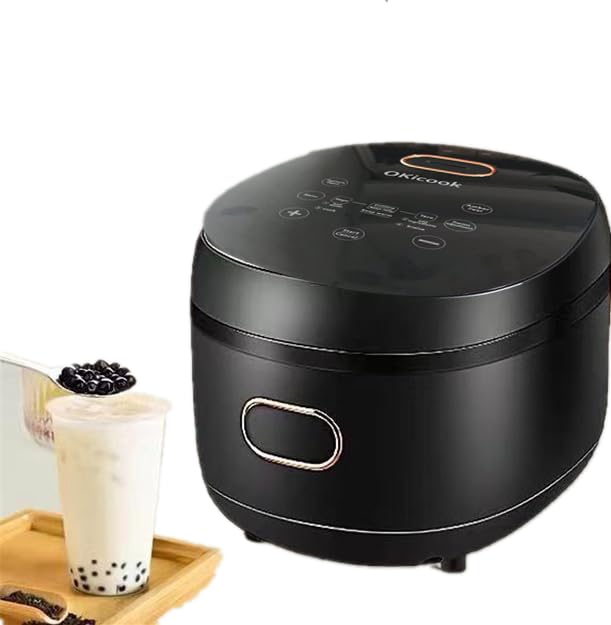 okicook Boba Cooker Commercial Boba Pot 5L Automatic Pearl Tapioca Cooker for Boba Tea & Bubble Tea & Milk Tea Touchscreen 110V