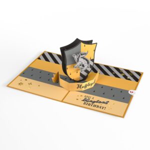 Lovepop Harry Potter Hufflepuff Birthday Pop-Up Card, 5 X 7 inches