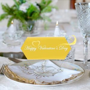 BAEAIEOU Clear Acrylic Table Sign with Stand,50 Pack Wedding Table Numbers Holders DIY Blank Acrylic Sheet for Wedding Banquet Events Decor