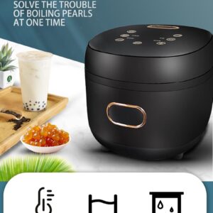 okicook Boba Cooker Commercial Boba Pot 5L Automatic Pearl Tapioca Cooker for Boba Tea & Bubble Tea & Milk Tea Touchscreen 110V