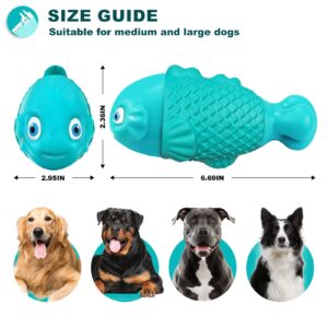 BoYoYo Dog Chew Toys for Aggressive Chewers, Indestructible Dog Toys for Aggressive Chewers, Tough Dog Toys for Large Dogs, Squeaky Dog Toys, Strong Dog Toys, Super Chewer, Heavy Duty