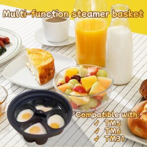 4 in1 Multifunction Kitchen tool compatible with Thermomix Accessories Cooking Utensils Eggs Poachers Egg Cooker Tool compatible with Thermomix TM6/TM5/TM31 and Air Fryer Oven compatible with