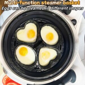 4 in1 Multifunction Kitchen tool compatible with Thermomix Accessories Cooking Utensils Eggs Poachers Egg Cooker Tool compatible with Thermomix TM6/TM5/TM31 and Air Fryer Oven compatible with