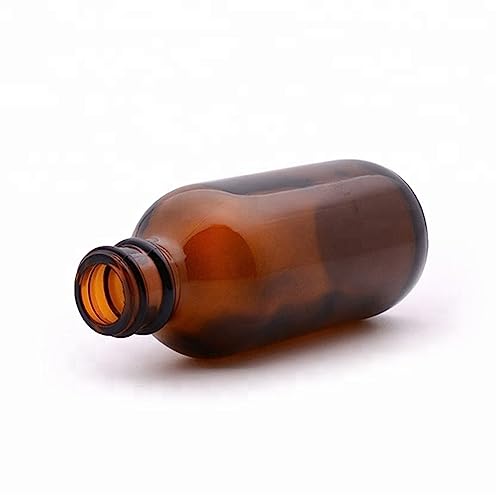 VIGOR PATH 2-Pack Amber Glass Dropper Bottles - Complete with Tapered Glass Droppers for Essential Oil or Any Liquids (2oz/60ml)