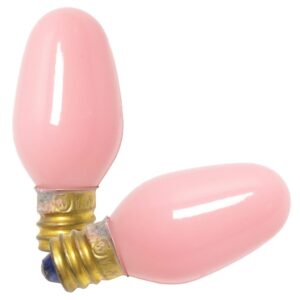 westinghouse 03603-4c7/p/cd2 pink colored decorative light bulb