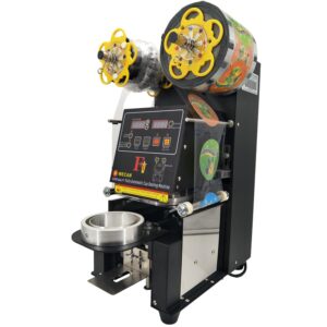 98mm pet cup sealing machine 98mm pet cup sealer