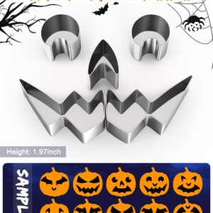 Fenvella Pumpkin Carving Kit for Kids, Safe Pumpkin Carving Tools Heavy Duty Stainless Steel Pumpkin Carver Set, DIY Halloween Pumpkin Carving Stencils, Professional Carving Kit Adults