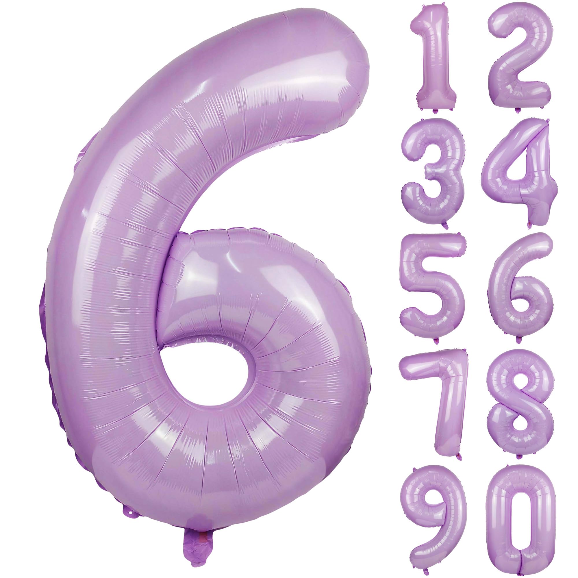 40" Macaron purple Number Balloons Helium Foil Mylar Balloon Birthday Party banquet Decoration 6