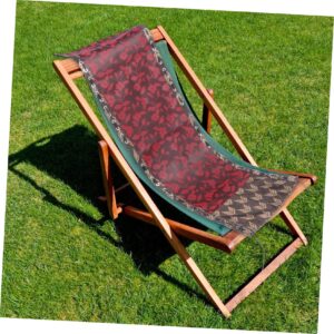 MERRYHAPY 1 Set Beach Chair Cloth Replacement Outdoor Lounge Chairs Gravity Chair Repair Fabric Folding Recliner Chair Outdoor Canvas Fabric Fold up Folding Chair The Fabric Luxury