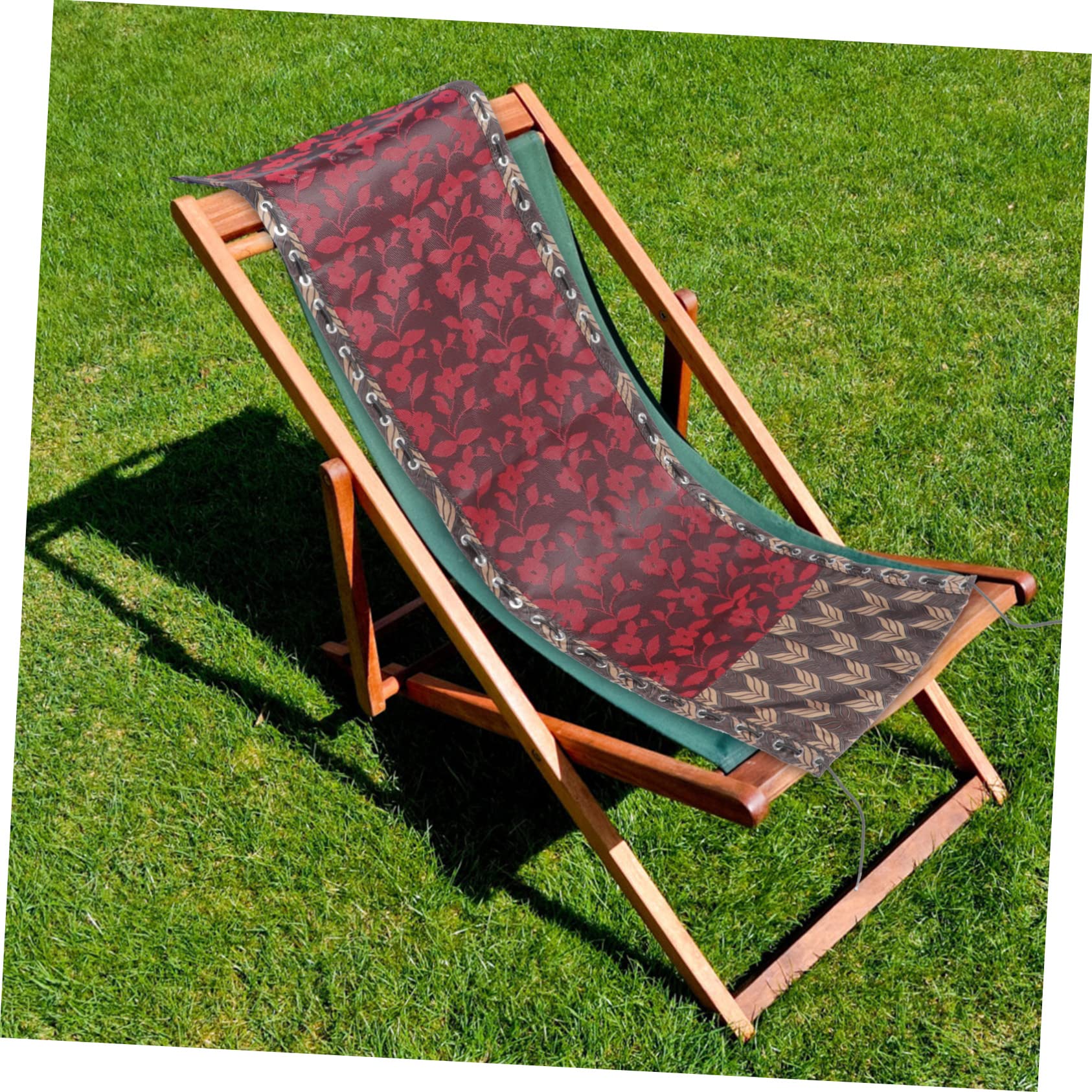 MERRYHAPY 1 Set Beach Chair Cloth Replacement Outdoor Lounge Chairs Gravity Chair Repair Fabric Folding Recliner Chair Outdoor Canvas Fabric Fold up Folding Chair The Fabric Luxury