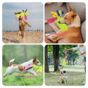 wodoca Dog Tug Toys Dog Toys for Aggressive Chewers Dog Rope Toy with Strong Squeak, Easy to GRAP Large Dog Chew Toy Ideal for Training for Puppy, Middle Dog Play, Dog Grinding Teeth