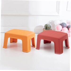 Veemoon 1pc Plastic Stool Children Stool Anti-Skid Stool Children Sitting Stool Mattress Pump Creative Footstool Kid Step Stool Bed Skirting Home Furniture Pp Aldult Non-Slip Stool