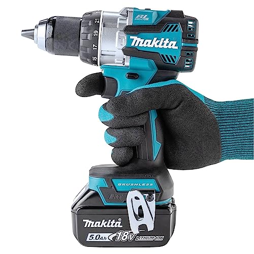 Makita XPH16T 18V LXT® Lithium-Ion Compact Brushless Cordless 1/2" Hammer Driver-Drill Kit (5.0Ah)