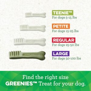 Greenies Natural Sweet Potato Flavor Dental Dog Treats 12 oz. Count of 8 Large