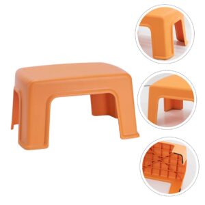 Veemoon 1pc Plastic Stool Children Stool Anti-Skid Stool Children Sitting Stool Mattress Pump Creative Footstool Kid Step Stool Bed Skirting Home Furniture Pp Aldult Non-Slip Stool