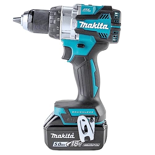 Makita XPH16T 18V LXT® Lithium-Ion Compact Brushless Cordless 1/2" Hammer Driver-Drill Kit (5.0Ah)