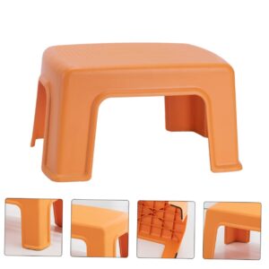 Veemoon 1pc Plastic Stool Children Stool Anti-Skid Stool Children Sitting Stool Mattress Pump Creative Footstool Kid Step Stool Bed Skirting Home Furniture Pp Aldult Non-Slip Stool