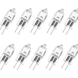 10x G4 6V 10W/20W Halogen Light Bulbs 6 Volt 10/20 Watt Dimmable 2700K for Landscape/Desk Lamp (10, watts)