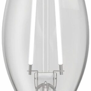 Feit B10 E26 (Medium) Filament LED Bulb Daylight 60 Watt Equivalence 2 pk