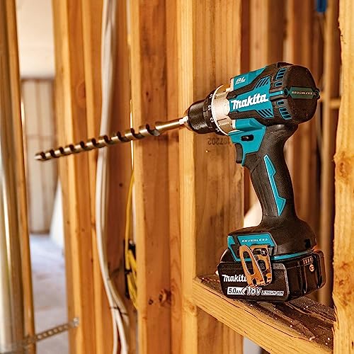 Makita XPH16T 18V LXT® Lithium-Ion Compact Brushless Cordless 1/2" Hammer Driver-Drill Kit (5.0Ah)