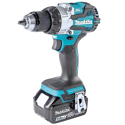 Makita XPH16T 18V LXT® Lithium-Ion Compact Brushless Cordless 1/2" Hammer Driver-Drill Kit (5.0Ah)