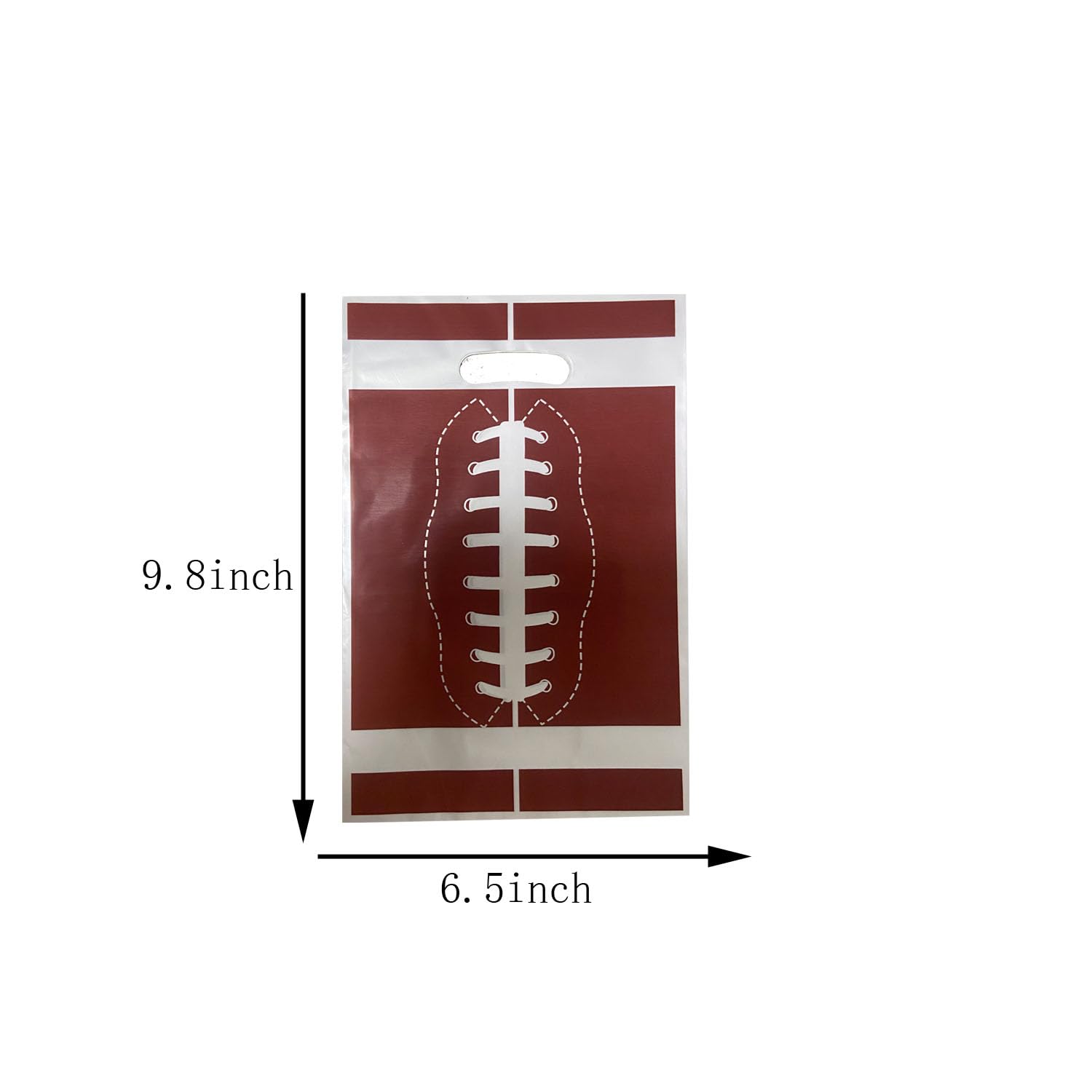 LYK 30PCS Football Goodie Bags With 3 Styles Football Party Favors Bag Treat Candy Bags Football Themed Gift Bags for Birthday Kids Party Supples