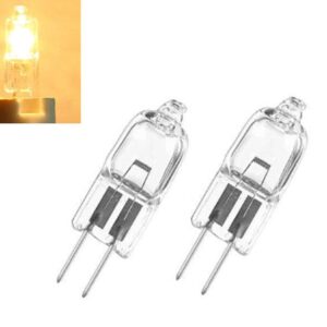 10x G4 6V 10W/20W Halogen Light Bulbs 6 Volt 10/20 Watt Dimmable 2700K for Landscape/Desk Lamp (10, watts)