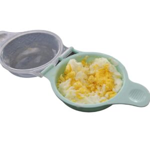 Microwave Egg Cooker for Sandwiches & Omelets – BPA-Free Microwave Egg Poacher, Fried Egg Maker, Omelet Maker, & Scrambled Egg Cooker – Cooks 2-3 eggs in less then 2 minutes Breakfast Maker by