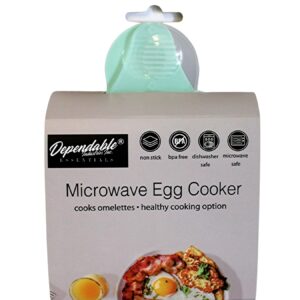 Microwave Egg Cooker for Sandwiches & Omelets – BPA-Free Microwave Egg Poacher, Fried Egg Maker, Omelet Maker, & Scrambled Egg Cooker – Cooks 2-3 eggs in less then 2 minutes Breakfast Maker by