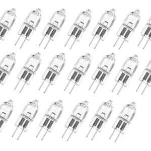 10x G4 6V 10W/20W Halogen Light Bulbs 6 Volt 10/20 Watt Dimmable 2700K for Landscape/Desk Lamp (10, watts)