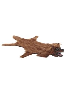 seasons brown werewolf rug with light and sound decoration | decorations standard