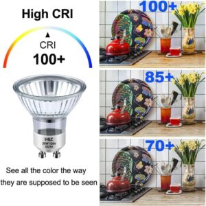 NP5 gu10 120v 25w Bulb Candle Warmer, 6pcs gu10+c 120v 25w Halogen Light Bulbs with Glass Cover, gu10 Bulb Dimmable & Warm White, MR16 GU10 Base for Candle Warmer Light Bulbs, Track Light Bulbs