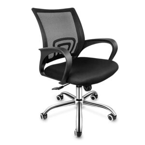 office chair,ergonomic mesh computer chair with wheels and arms and lumbar support adjustable height study chair