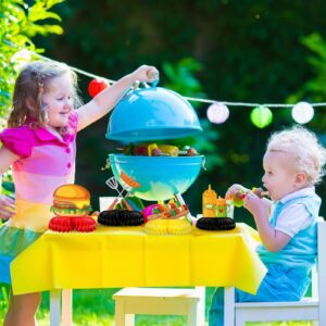 Cholemy 11 Pieces BBQ Party Decorations BBQ Baby Shower Centerpieces Summer Picnic Baby Q Birthday Party Decorations for Birthdays Carnival Summer Barbecue Baby Shower Holidays Party Supplies