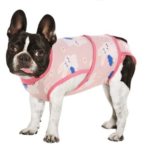 aofitee recovery suit for dogs after surgery, soft breathable dog onesie for surgery female male, anti licking surgical dog recovery suit for abdominal wounds dog e-collar cone alternative