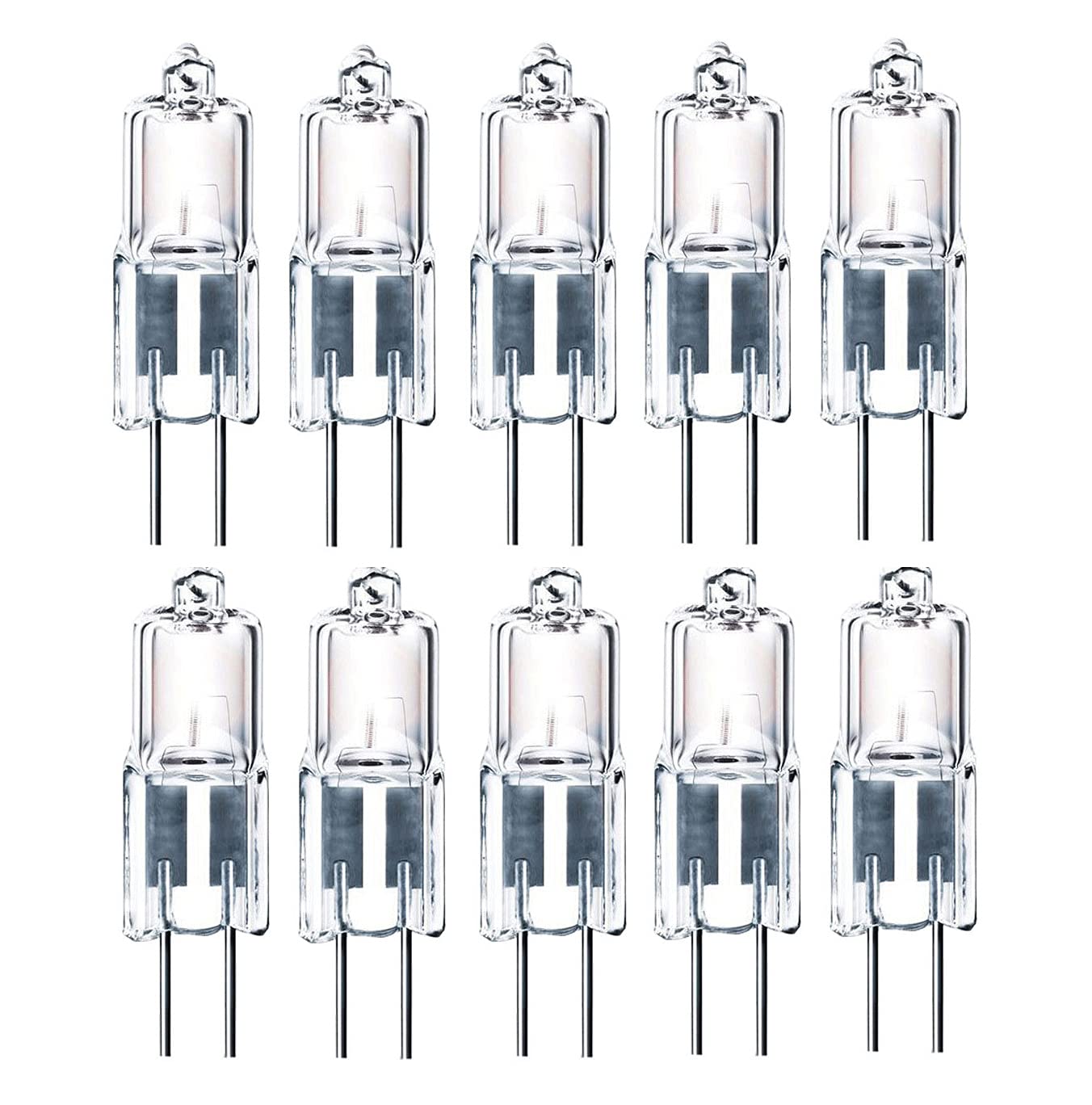 10x G4 24V 20W Light Bulb Replacement JC 2 Pin Base Halogen Kitchen Table Pendant Lamp 24 Volt 20W Warm White Landscape Desk Lighting