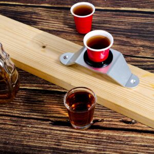 Griiyakii Shot Ski diy mount kit for drinking board,Ski Wine Glass Holder