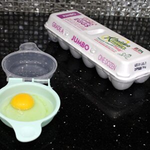 Microwave Egg Cooker for Sandwiches & Omelets – BPA-Free Microwave Egg Poacher, Fried Egg Maker, Omelet Maker, & Scrambled Egg Cooker – Cooks 2-3 eggs in less then 2 minutes Breakfast Maker by