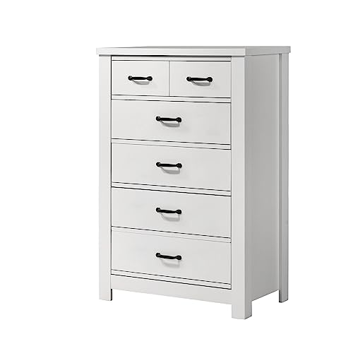 LILOLA LIVING Cassini White 5-Drawer Chest