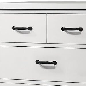 LILOLA LIVING Cassini White 5-Drawer Chest