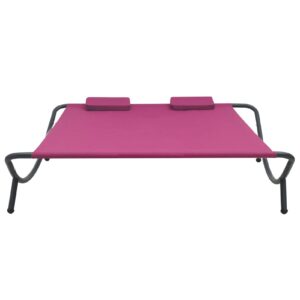 BULANED Outdoor Sofa,Patio Furniture Set,Outdoor Furniture, Patio Bed Fabric Pink