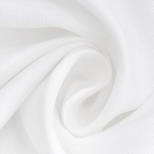 FINDYOU 10 Pack White Table Cloth Rectangle Table 60 x 102 Inch Tablecloths for 6 Foot Rectangle Tables. Stain and Winkle Resistant Polyester Washable White Table Cloths for Parties Wedding Dining